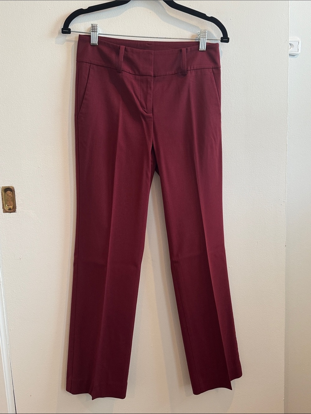 Ann Taylor Trouser Maroon Pant